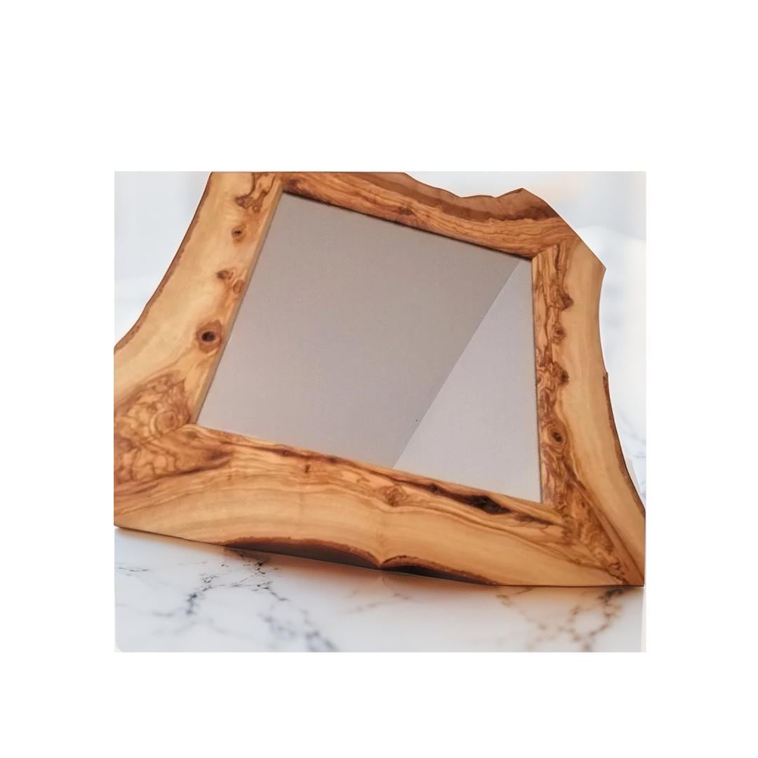 Wooden mirror, living room mirror, bedroom mirror, bathroom mirror, Olive wood mirror