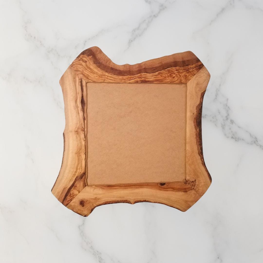Wooden mirror, living room mirror, bedroom mirror, bathroom mirror, Olive wood mirror