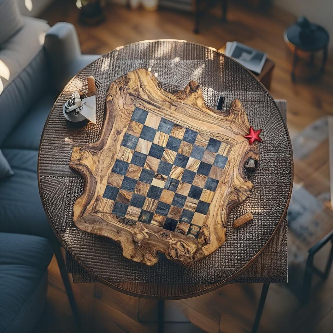 Wooden chessboard, Christmas gift, XL Chessboard, chess set, gift idea, wood chessboard, gift for her, gift for him, wooden board