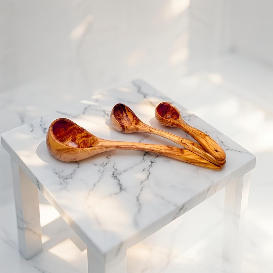 Wooden ladle,wooden sauna dipper, Soup olive wood ladle,kitchen wooden utensil, gift for her, gift for him, wedding gift