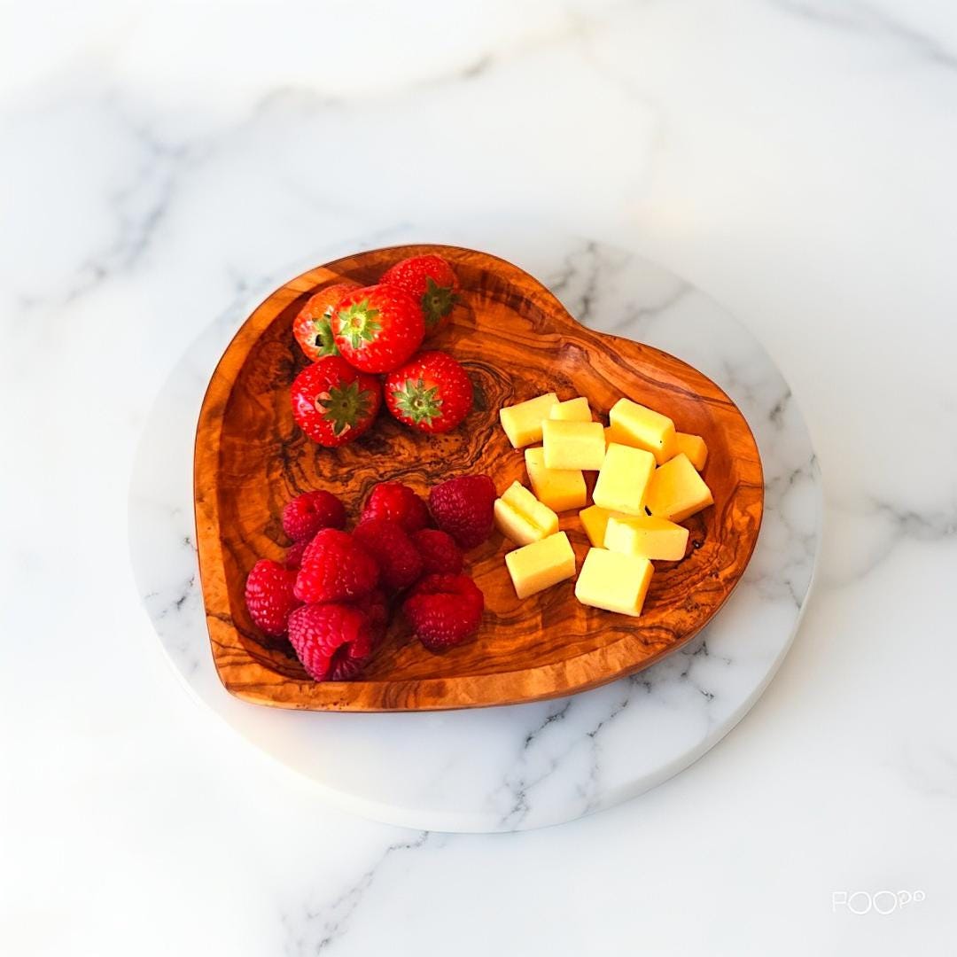 Wooden tray in heart shape, wooden gift item, holiday gift,gift for her, Christmas gift,olive wood tray,wooden tray , gift idea