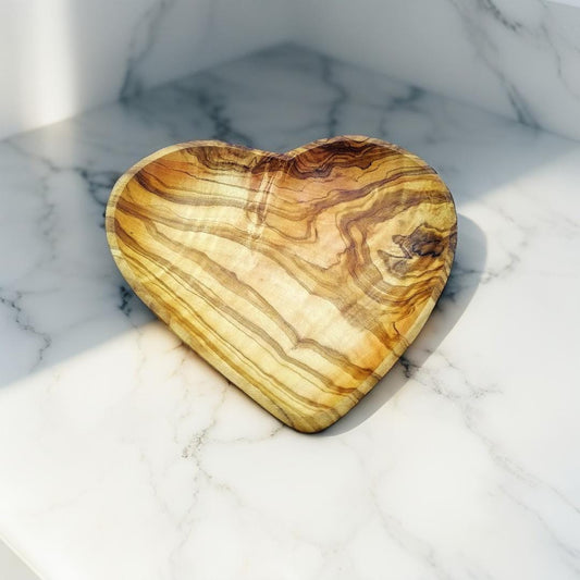 Wooden tray in heart shape, wooden gift item, holiday gift,gift for her, Christmas gift,olive wood tray,wooden tray , gift idea